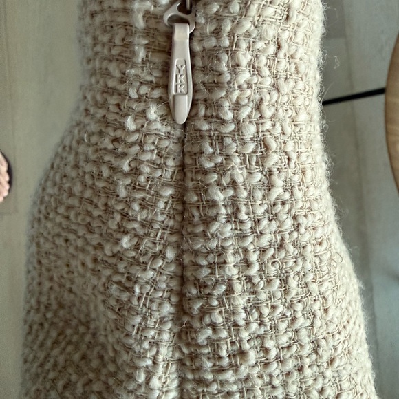 Meshki Camilla Boucle Mini Skirt - Light Taupe - Picture 4 of 8
